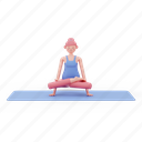 scale, yoga, pose, woman, fitness, meditation 