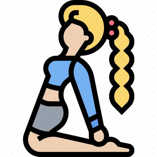 Camel, pose, yoga, flexible, fitness icon - Download on Iconfinder