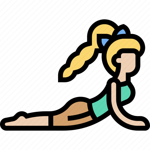 Cobra, pose, yoga, flexibility, practices icon - Download on Iconfinder
