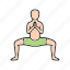 buddhist, pose, position, prayer, relaxation, religion, yoga 