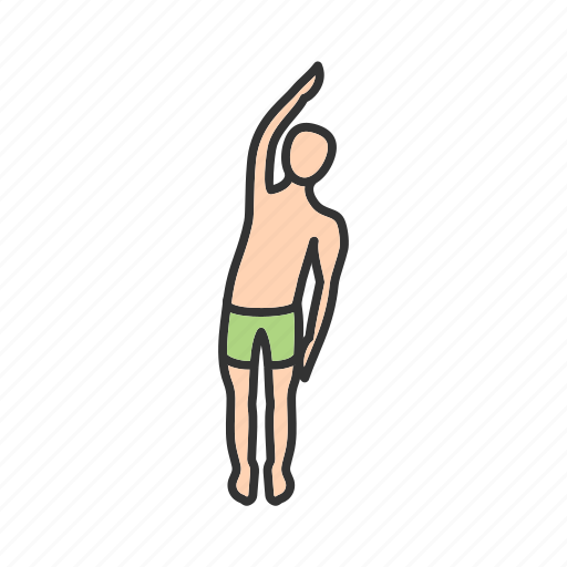Arm, bend, exercise, fitness, left, pose, yoga icon - Download on Iconfinder