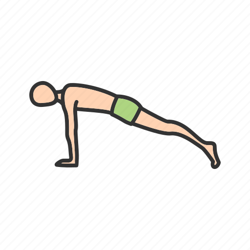 Exercise, fitness, plank, pose, training, yoga, young icon - Download on Iconfinder