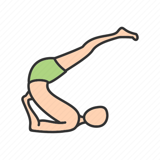 Activity, exercise, pose, professional, shoulderstand, supported, yoga icon - Download on Iconfinder