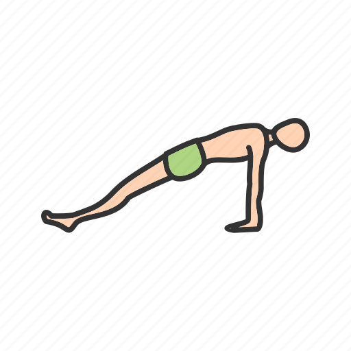 Exercise, fitness, plank, pose, training, upward, yoga icon - Download on Iconfinder