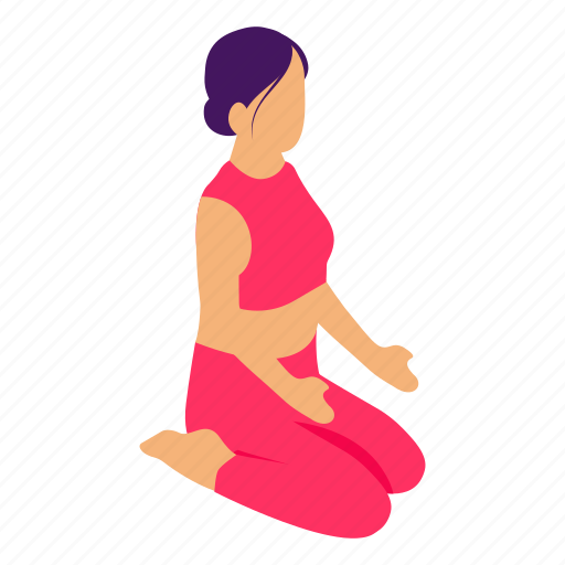 Yoga pose, yoga postures, asanas, meditation, lotus pose, lotus position, teen girl icon - Download on Iconfinder