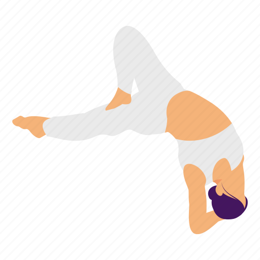 Halasana, plough pose, plow pose, yoga pose, bending, exercise icon - Download on Iconfinder