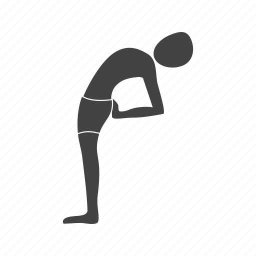 Half, healthy, moon, pose, position, yoga, young icon - Download on Iconfinder