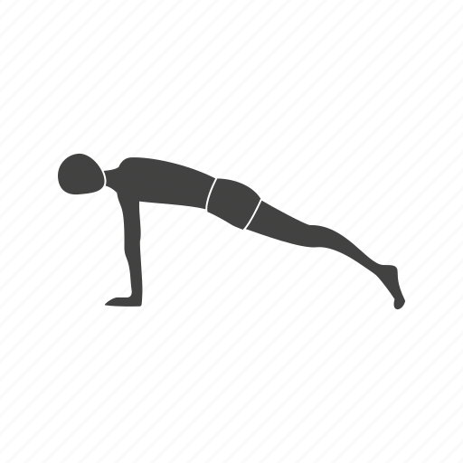 Exercise, fitness, plank, pose, training, yoga, young icon - Download on Iconfinder