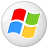 button, social, windows icon