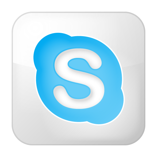Box, skype, social, white icon - Free download on Iconfinder