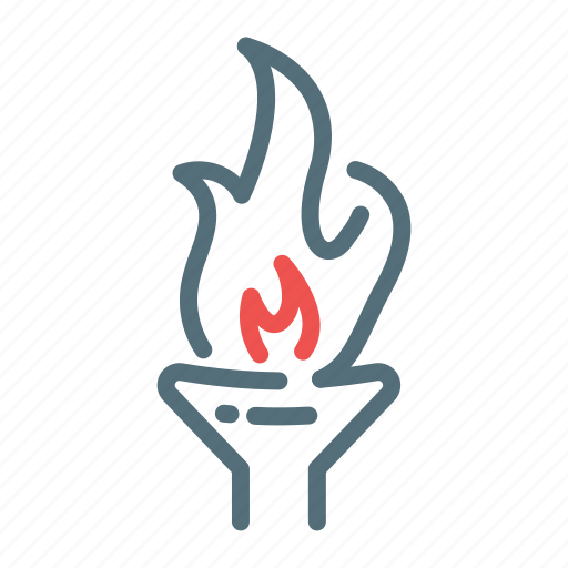 Fire, olympic, torch icon - Download on Iconfinder