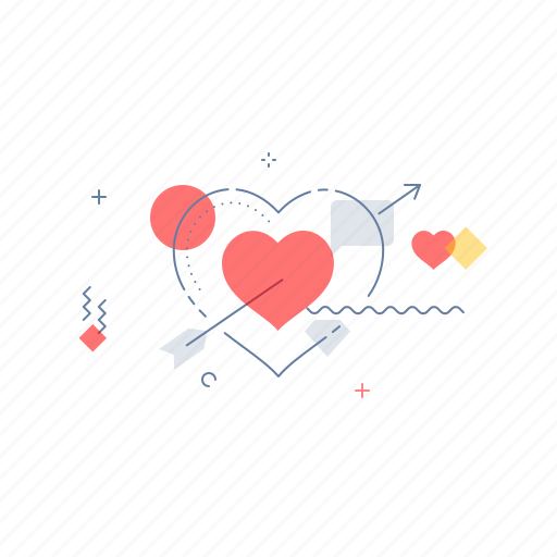 Arrow, heart, love, valentine icon - Download on Iconfinder