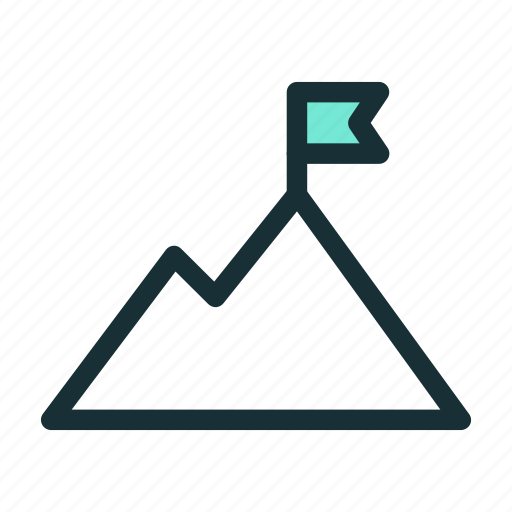 Achievement, goal, mountain, success, top icon - Download on Iconfinder