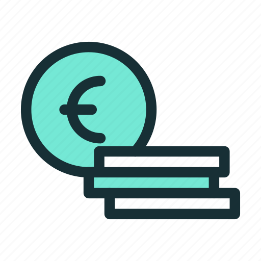 Cash, coins, euro, money icon - Download on Iconfinder
