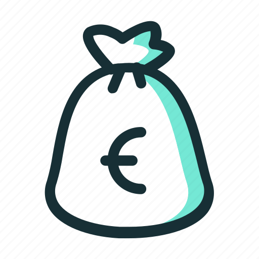 Earnings, euro, fund, money, sack icon - Download on Iconfinder