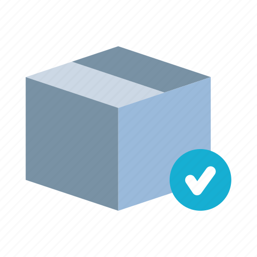 Check, delivered, package, packaged, parcel icon - Download on Iconfinder
