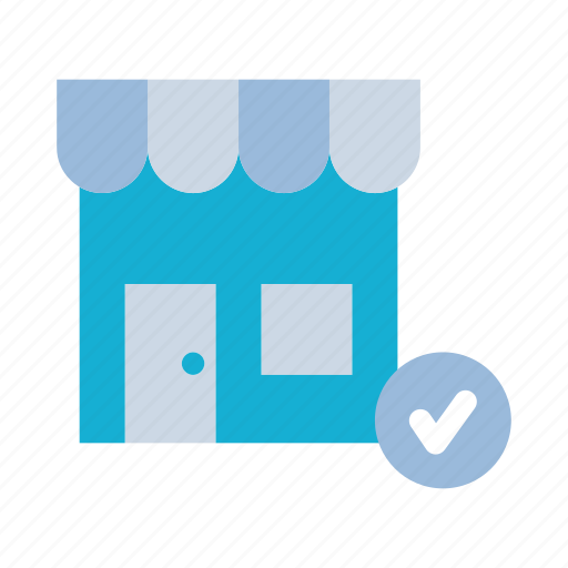 Seller, shop, store, verified icon - Download on Iconfinder