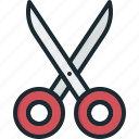 scissors, cut, design, tool