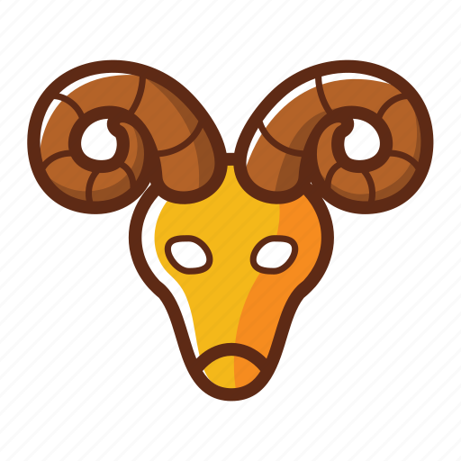 Animal, aries, head, sheep, zodiac icon - Download on Iconfinder
