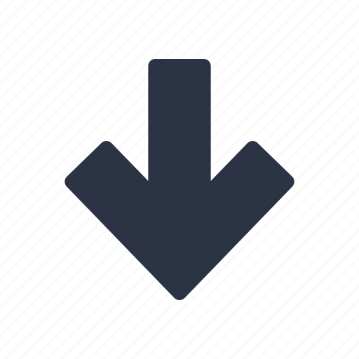 Arrow, down, download, wayfind icon - Download on Iconfinder