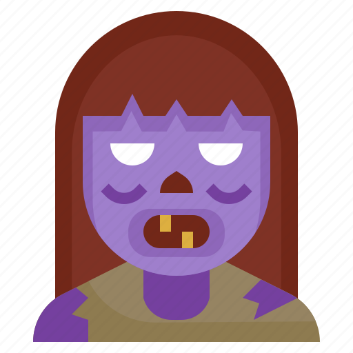 Women, zombie, halloween, avatar, girl icon - Download on Iconfinder