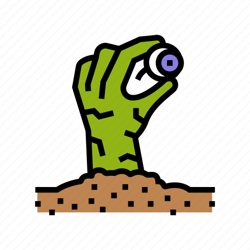 Hand, evil, zombie, horror, scary, dead icon - Download on Iconfinder