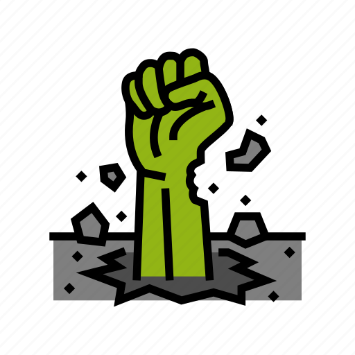 Hand, scary, zombie, horror, dead, evil icon - Download on Iconfinder