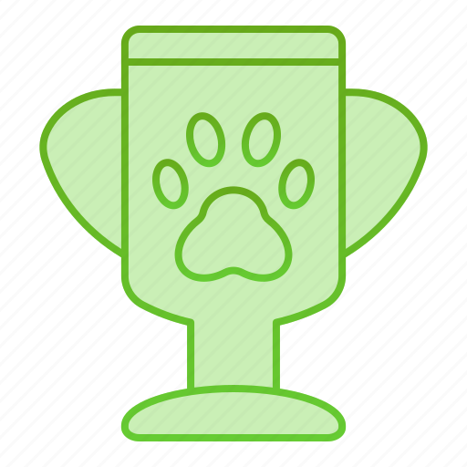 Award, champion, competition, cup, dog, first, paw icon - Download on Iconfinder