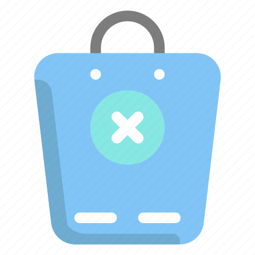 Bag, cancel, ecommerce, sale, shop, shopping icon - Download on Iconfinder