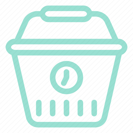 Basket, cart, ecommerce, shop, shopping, time icon - Download on Iconfinder
