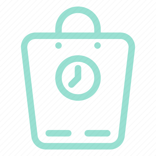 Bag, buy, ecommerce, shop, shopping, store, time icon - Download on Iconfinder