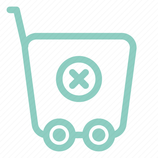 Cancel, commerce, ecommerce, shopping, trolley icon - Download on Iconfinder