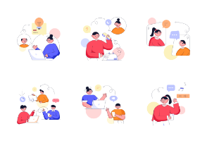 30 Communication Illustrations