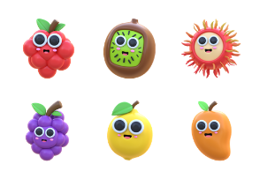3D Fruits