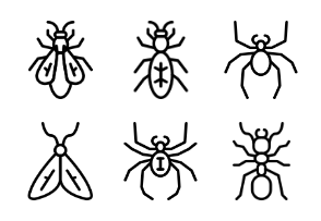 Bugs & Insects - Outline