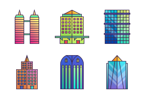 Buildings Color