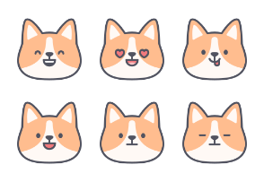 Corgi Dog Emoji