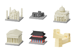 Cubicle : Monument Landmark 3D