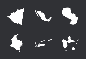 Detailed Country Maps of North and South America