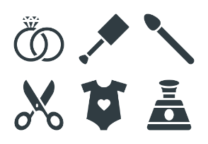 Fashion and Clothes Glyphs 3