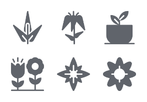 Flowers and Plants Glyphs vol 1