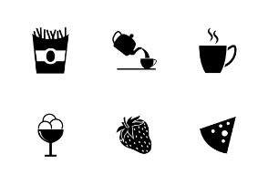 Food Solid Icons Volume 2