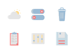 General Without Outline Iconset
