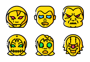 Horror Emoji - Yellow