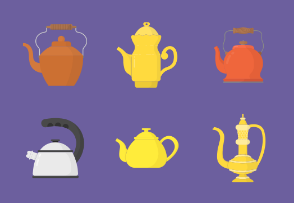 Kettle and teapot