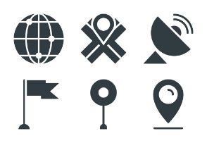 Maps and Navigation Glyph 1