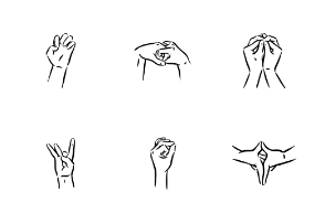 Mudra hands hindu yoga gesture