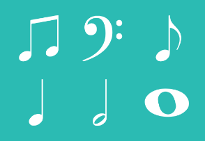Musical notes and symbols