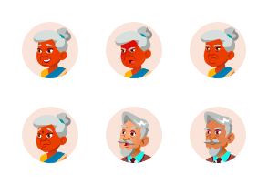 Old People Face Avatar