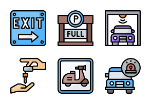 Parking Filledoutline